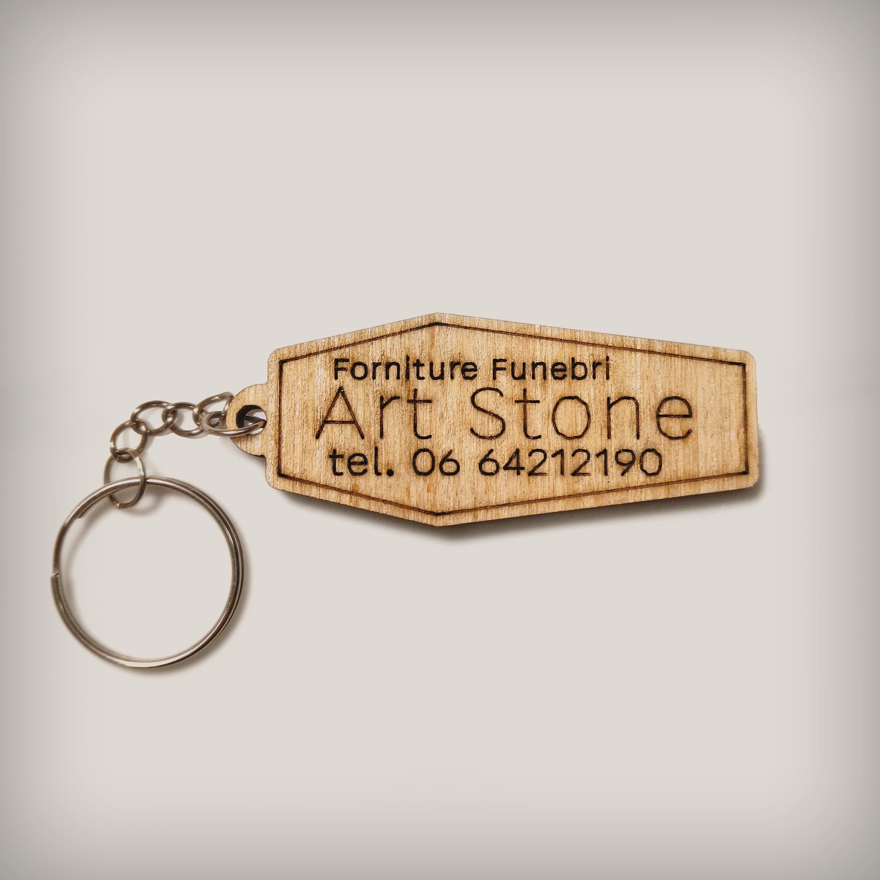 Portachiavi in Legno Personalizzati – Art Stone - Forniture Funebri