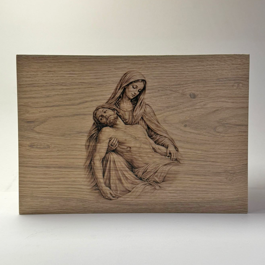 Urna Abbraccio - Cristo e Madonna